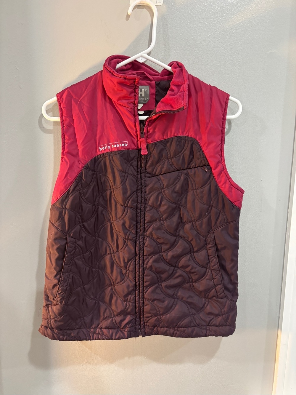 Helly Hansen HH Puffer Vest Womens Medium Quilted Full Zip Outdoor Hiking